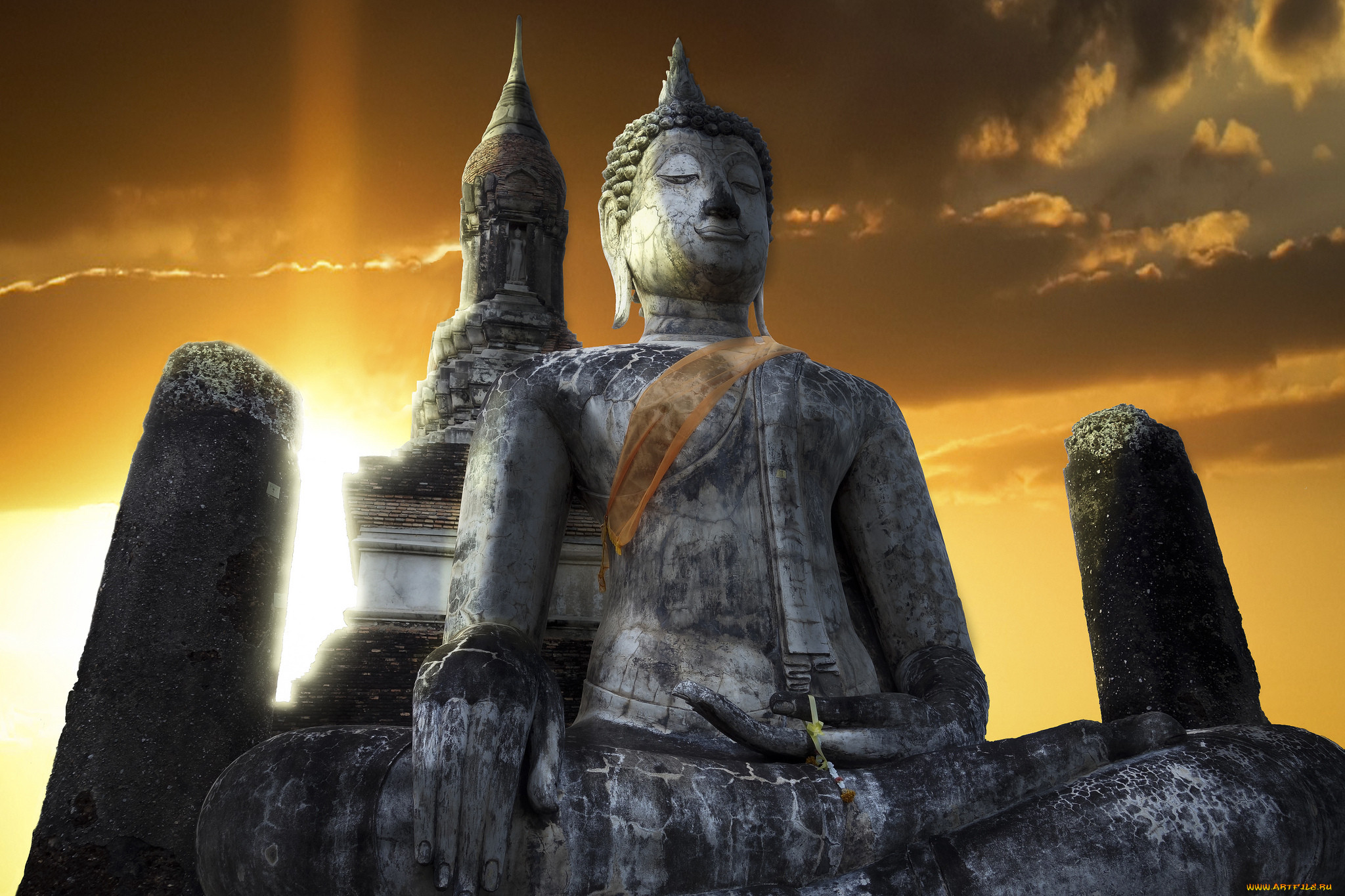 , - ,   , buddha, , thailand, sukhothai, , , , 